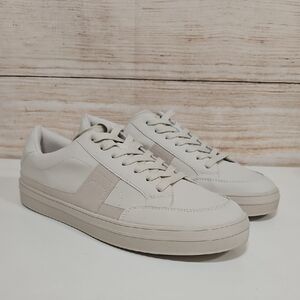 New Call It Spring Kiaro Vegan Leather Cream Performance Low Top Sneakers 13